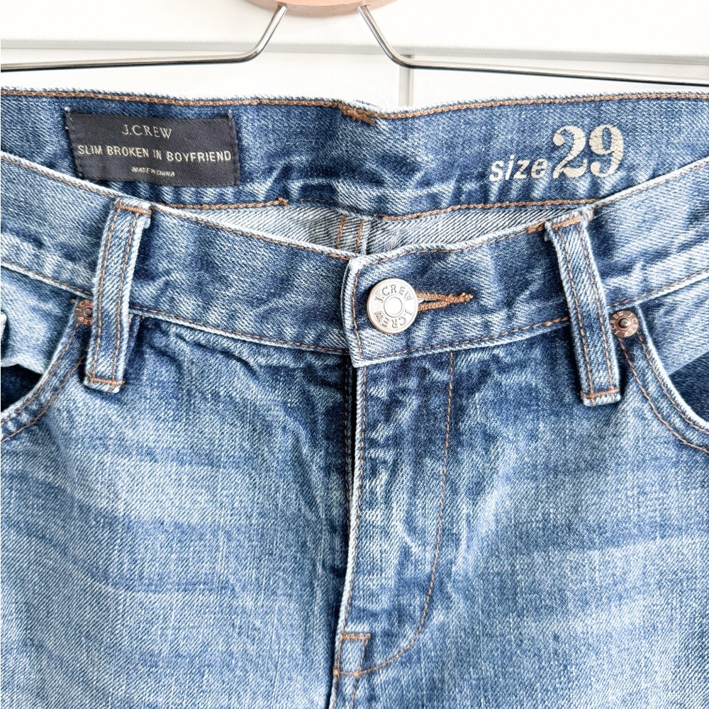 J Crew Broken-in Boyfriend Jeans